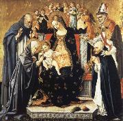 Lorenzo di Alessandro da Sanseverino The Mystic Marriage of Saint Catherine of Siena oil painting picture wholesale